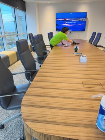 Cleaning Desk